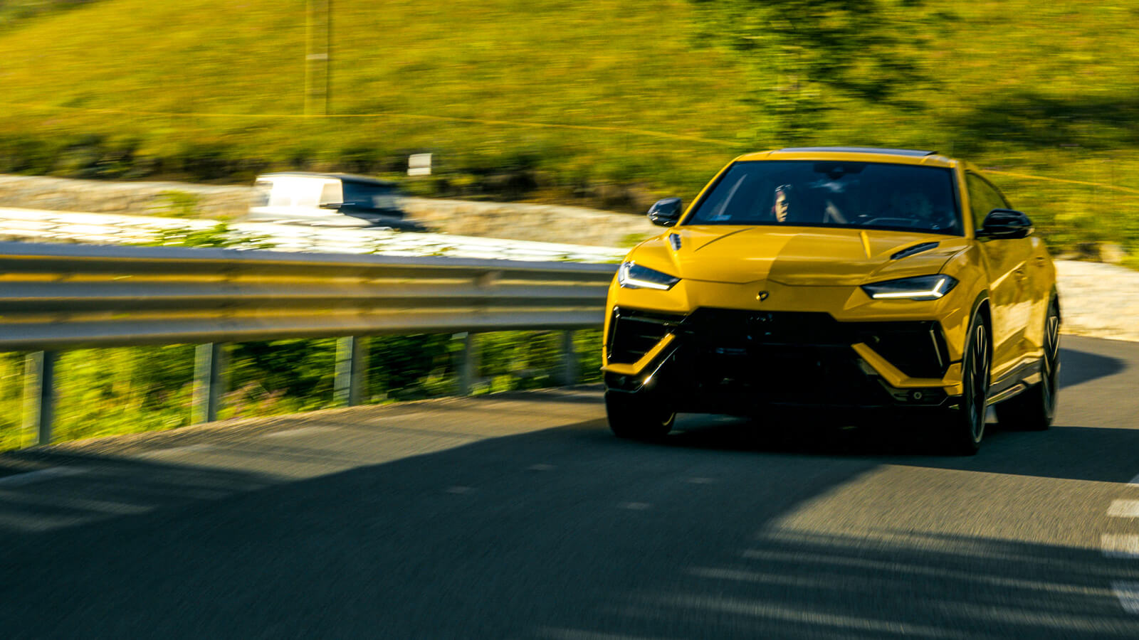 Yellow Lamborghini Urus